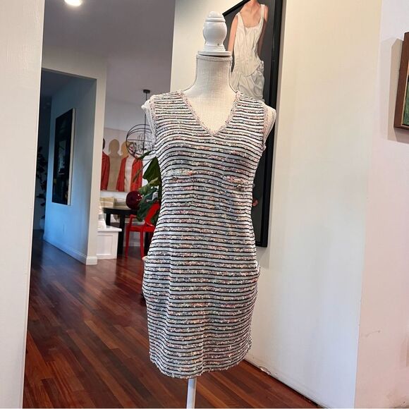 CHANEL Multicolor Striped Mini Dress - Picture 14 of 14